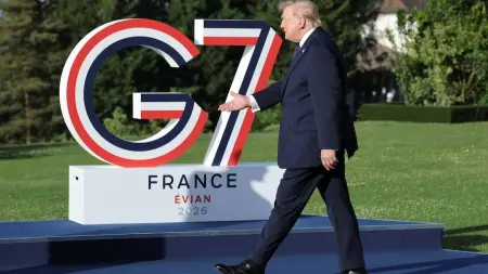 من إهانة زواج ماكرون إلى نكتة هاربر.. أبرز تصريحات ترامب اللاذعة لقادة G7