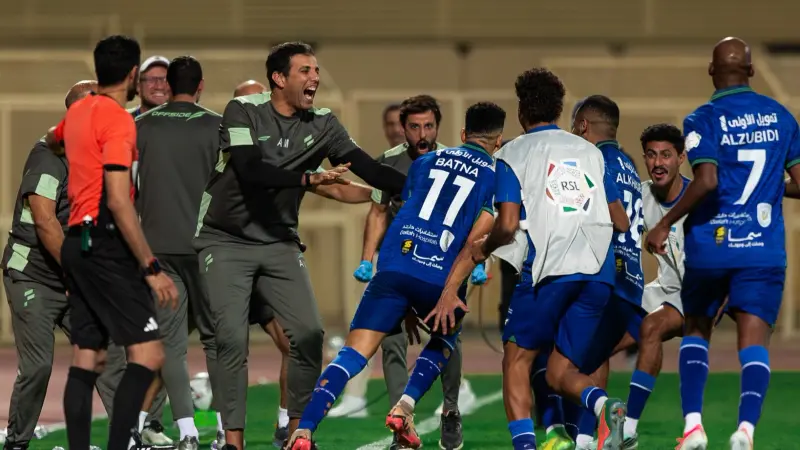نتائج وترتيب الدوري السعودي اليوم. 3 انتصارات
