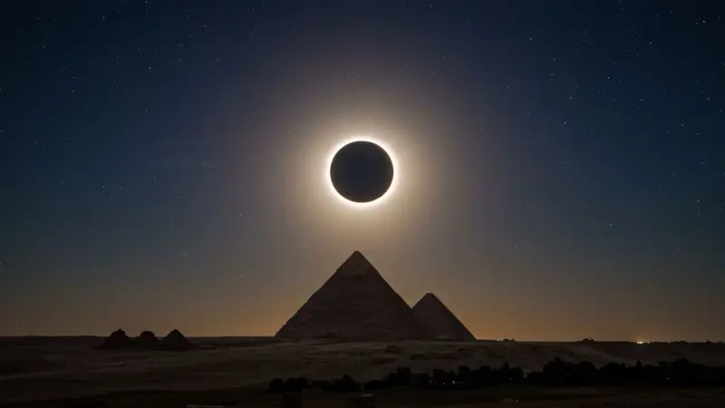 كسوف الشمس 2027 حدث نادر لن يتكرر إلا عام 2114.. ما علاقة مدينة الأقصر؟