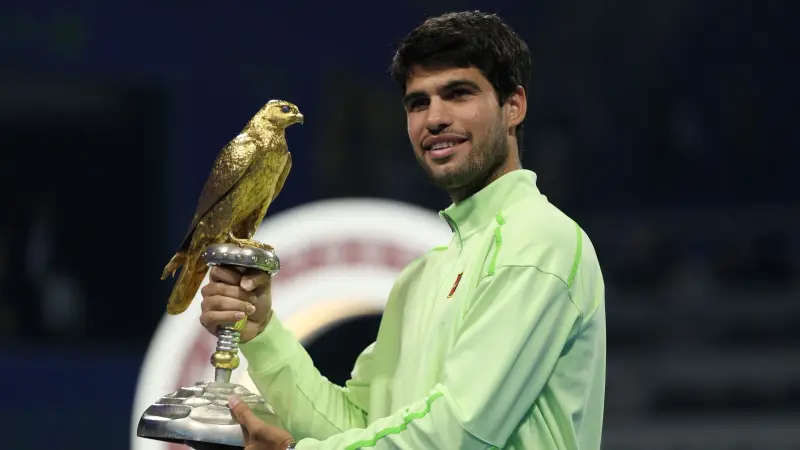 بطولة قطر للتنس - ألكاراز يواصل بدايته المثالية للموسم ويحرز اللقب للمرة الأولى