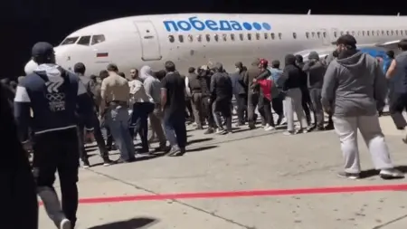 إصابات في فض احتجاج مناهض لإسرائيل في داغستان