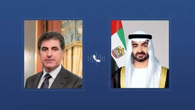 الشيخ محمد بن زايد يدين الهجوم الإرهابي على منزل رئيس إقليم كردستان