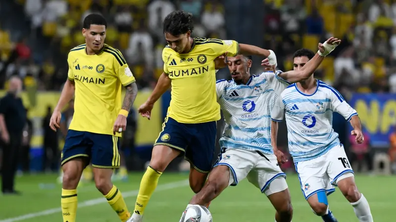 القنوات الناقلة لمباراة النصر ضد الفيصلي اليوم في الدوري السعودي مع الموعد