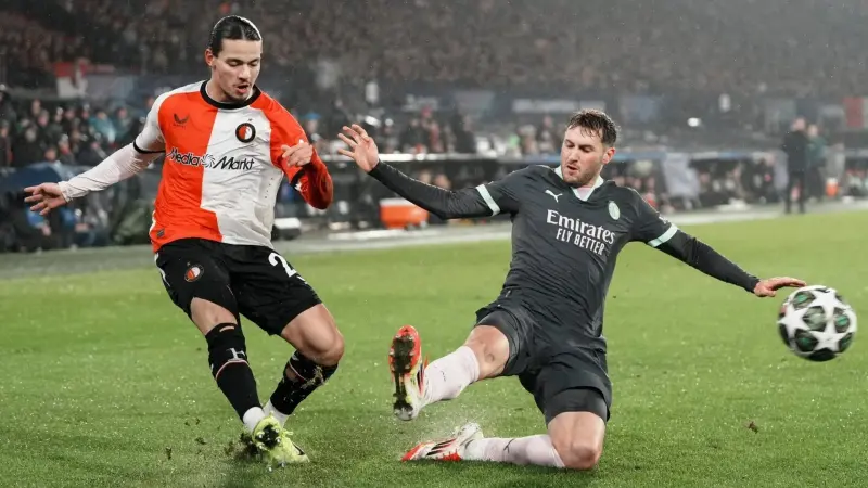 موعد مباراة ميلان ضد فاينورد في دوري أبطال أوروبا 2025 والقنوات الناقلة