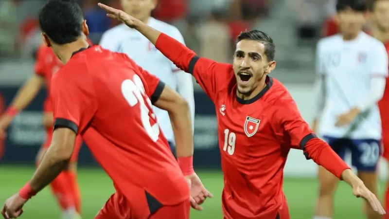 ترتيب مجموعة الأردن في تصفيات كأس آسيا تحت 23 سنة بعد سحق تايوان