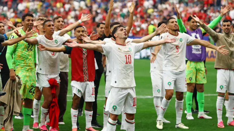 المشهد سبورتس: المغرب إلى ربع نهائي المونديال.. ومحرز يرحل عن الأهلي السعودي