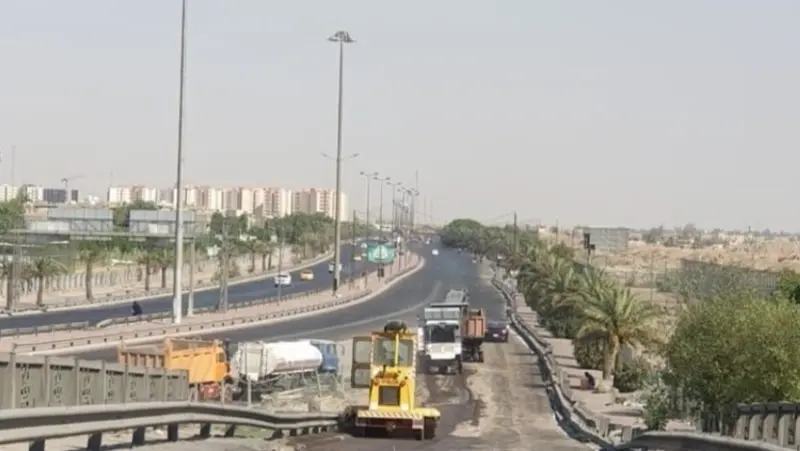 ما هو سبب قطع الجسر العنكبوتي في بغداد؟