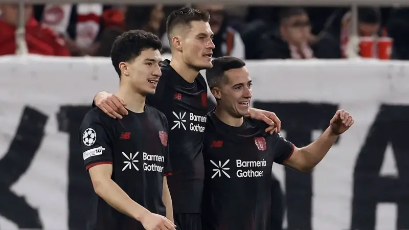 دوري أبطال أوروبا - ثنائية تشيك تقود ليفركوزن لفوز هام خارج الديار أمام أولمبياكوس