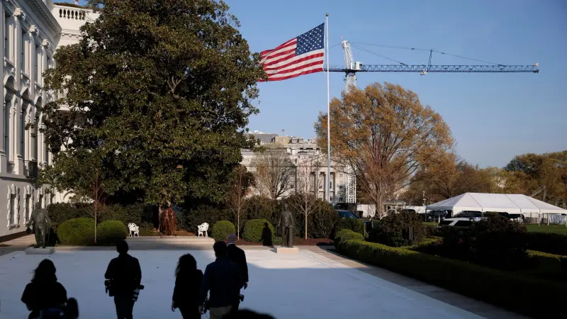 إدارة ترامب تستأنف على قرار وقف بناء قاعة احتفالات بالبيت الأبيض