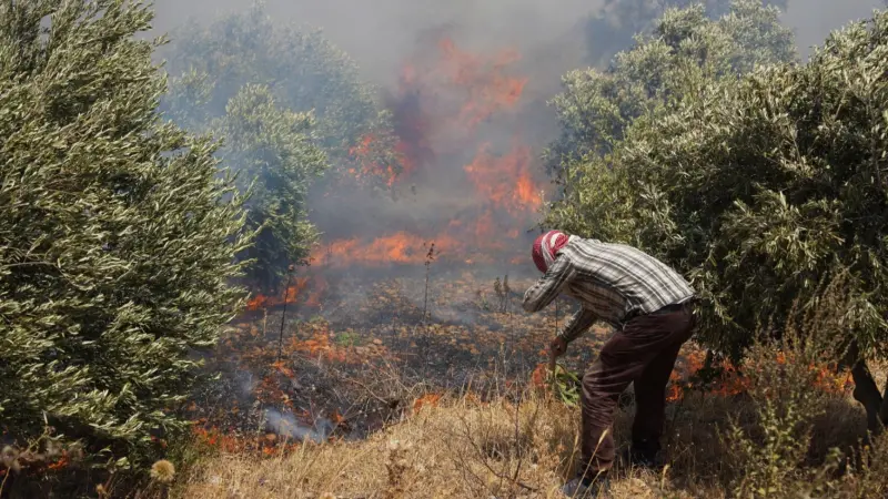 وزير الطوارئ السوري يكشف لـ"المشهد" تطورات حرائق اللاذقية وحماة