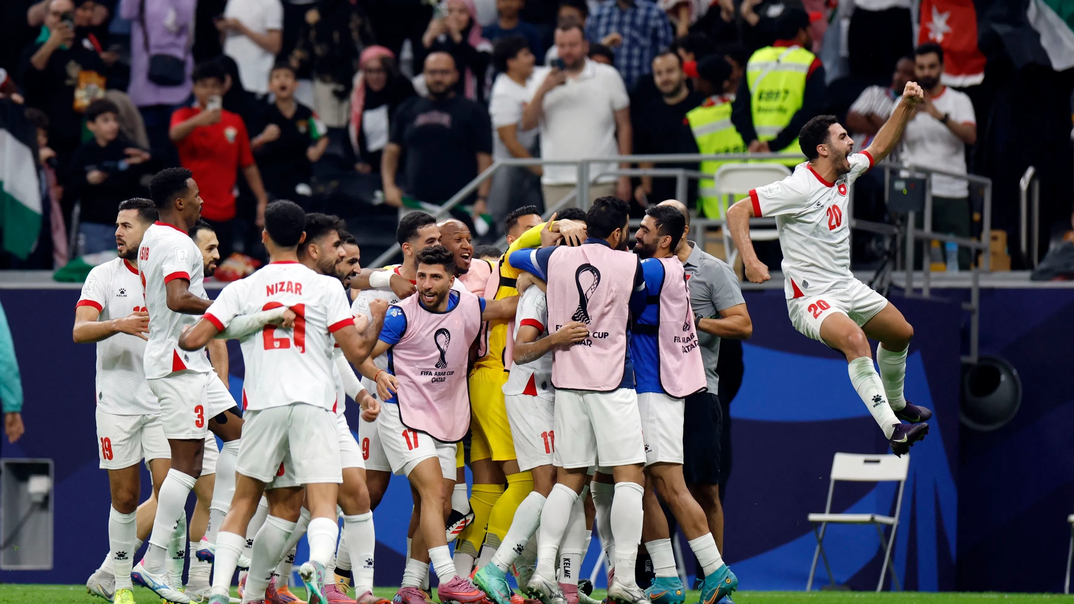 نتيجة وملخص مباراة الكويت والأردن في كأس العرب 2025.. النشامى إلى ربع النهائي 