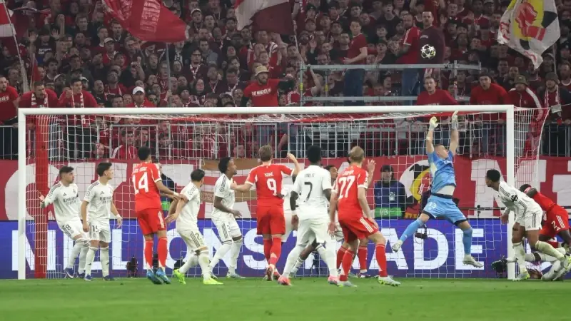 نتيجة وملخص مباراة ريال مدريد وبايرن ميونخ اليوم.. شاهد أهداف الماراثون الكروي في دوري الأبطال