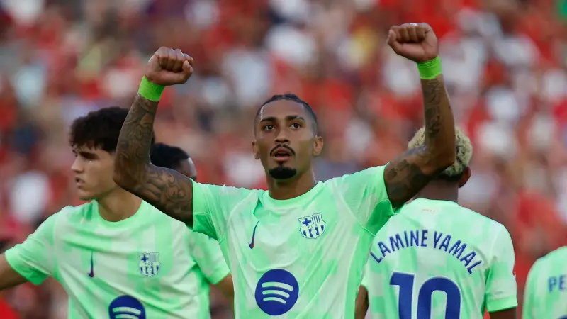 نتيجة وملخص مباراة برشلونة ضد ريال مايوركا في الدوري الإسباني.. شاهد الثلاثية الكتالونية