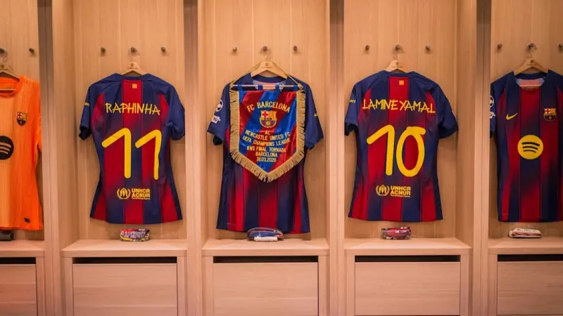 فيديو - تفاصيل ملهمة وراء قميص برشلونة المميز في مباراة نيوكاسل