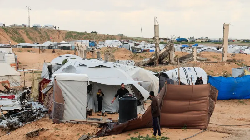 فيديو - الأحوال الجوية تفاقم مأساة النازحين في غزة