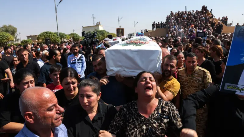 المشهد في أسبوع: حريق الحمدانية يُشعل الغضب في العراق.. وبوتين يستعين بـ"الشايب" في أوكرانيا