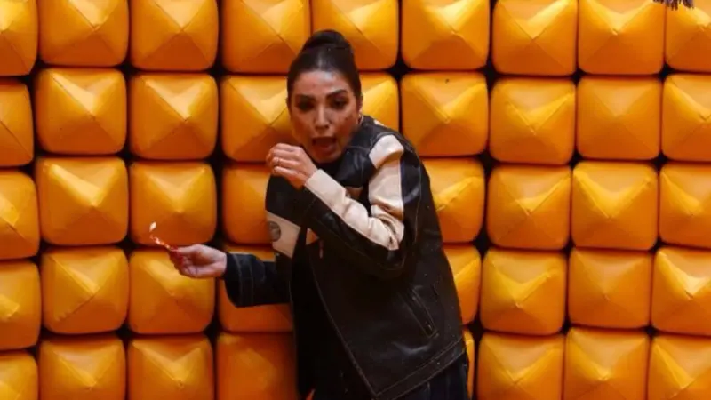 روجينا في مواجهة مع رامز ليفل الوحش