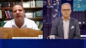 قطة تقتحم حوارًا سياسيًا بقناة المشهد على الهواء مباشرة (إنستغرام) قطة تقتحم حوارًا سياسيًا بقناة المشهد على الهواء مباشرة (إنستغرام)