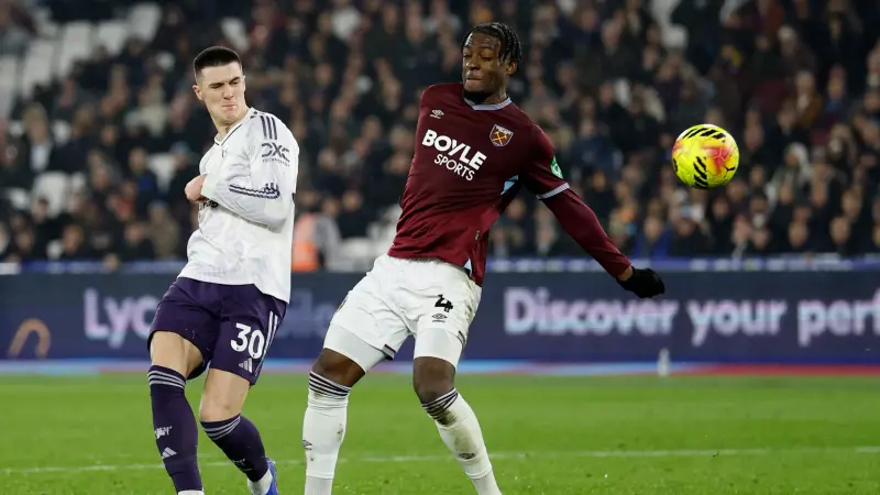 الدوري الإنجليزي - وست هام يتعادل مع مانشستر يونايتد ويوقف سلسلة انتصاراته