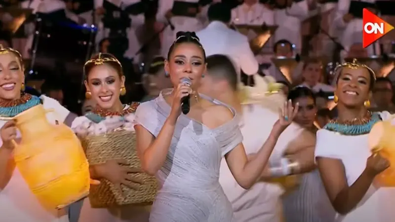 هشام نزيه وناير ناجي وحنين الشاطر يتألقون في ليلة افتتاح المتحف المصري الكبير