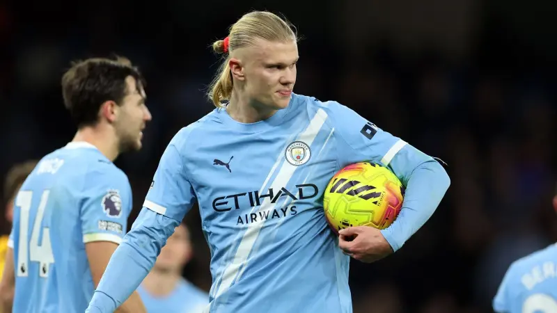 ترتيب هدافي الدوري الإنجليزي.. هالاند يبصم على علامتين تهديفتين للسيتي والبريميرليغ