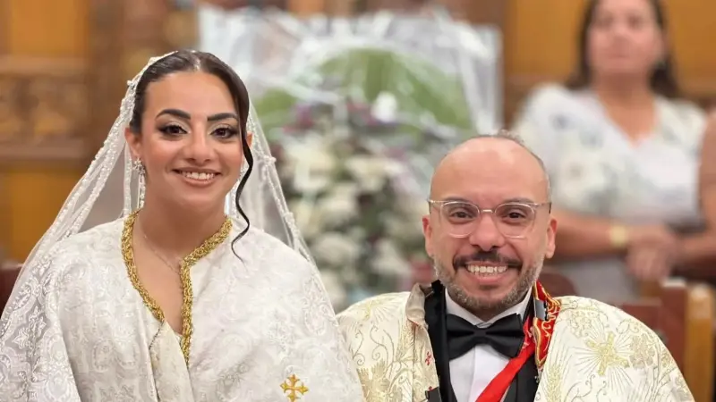 صور - مينا ابو الدهب بطل مسلسل ولاد الشمس يحتفل بزفافه في أجواء عائلية