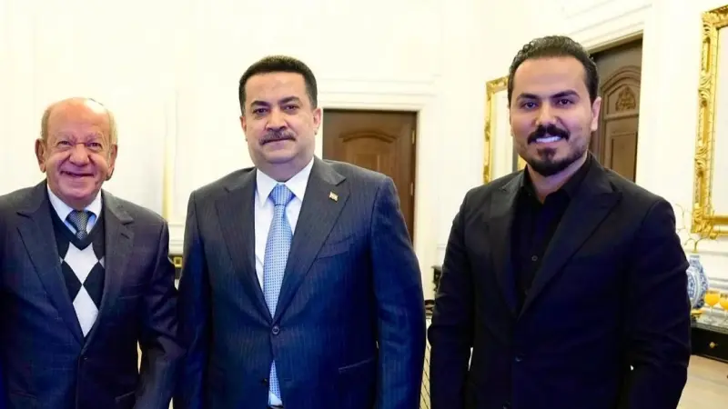 لطفي لبيب في ضيافة رئيس وزراء العراق