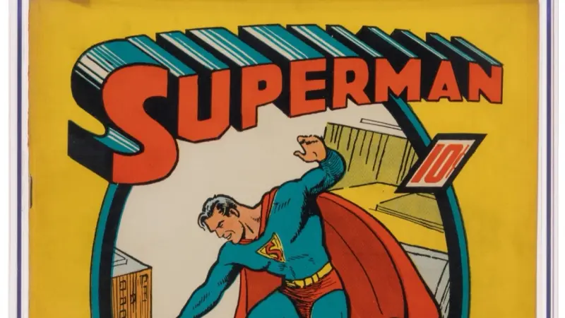نسخة سوبرمان النادرة يعثر عليها مهملة وتباع في مزاد بثمن خيالي