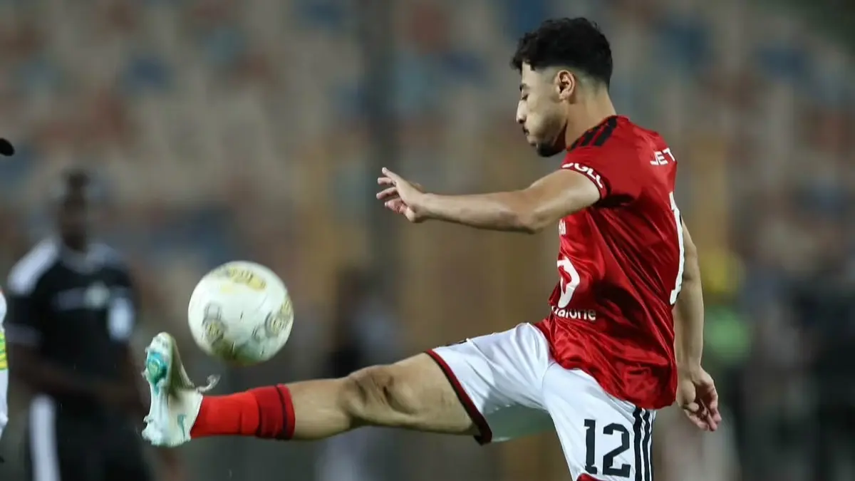 لاعب الأهلي المصري أكرم توفيق (الموقع الرسمي للنادي) لاعب الأهلي المصري أكرم توفيق (الموقع الرسمي للنادي)