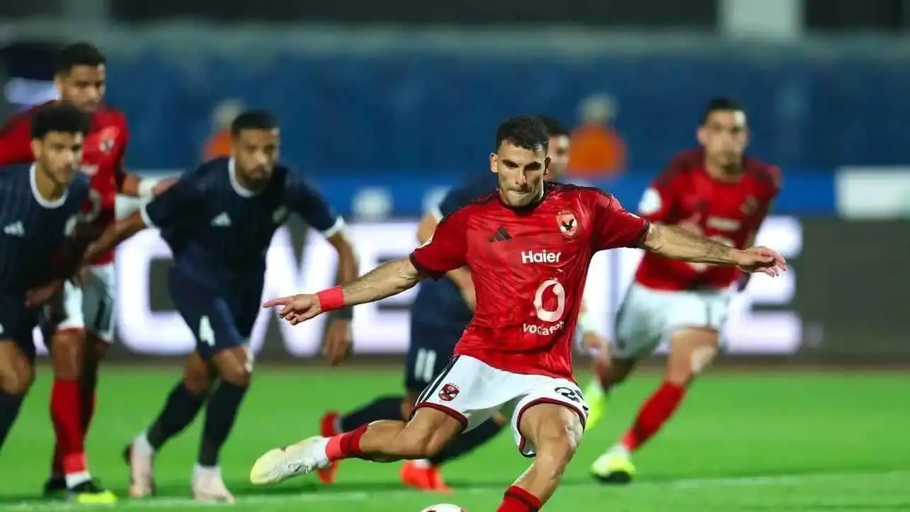 جهاد جريشة يرفض ركلة جزاء الأهلي (إكس) جهاد جريشة يرفض ركلة جزاء الأهلي (إكس)