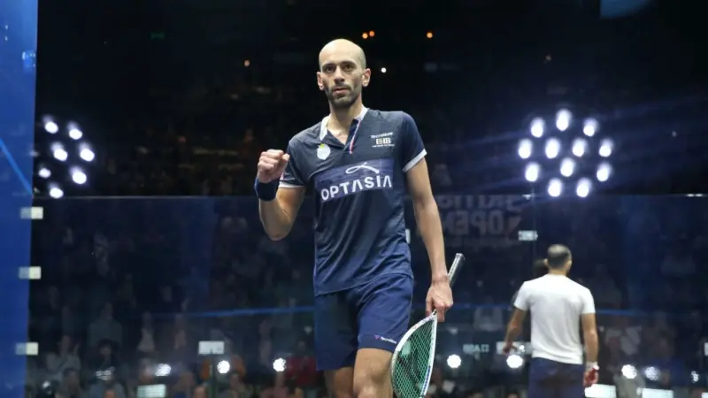 تمثيل مروان الشوربجي لمنتخب السكواش الإنجليزي يُثير جدلا في مصر