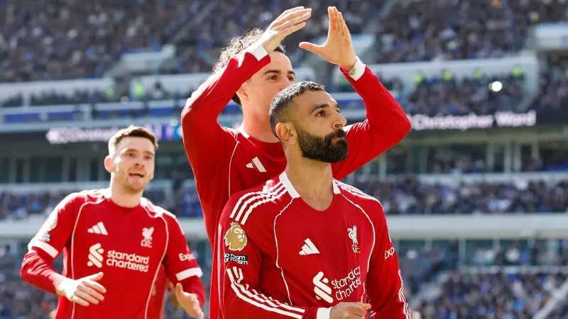 فيديو - محمد صلاح يسجل ويصبح الهداف التاريخي لديربي "الميرسيسايد"