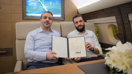 related_news_inside_blogsالشيباني برفقة الشرع: "أغلقنا صفحة سوداء في تاريخ سوريا"