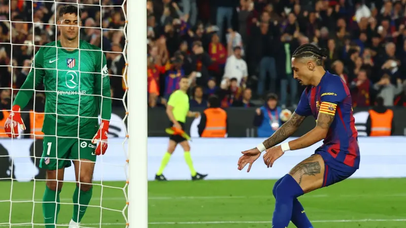 بث مباشر - مباراة برشلونة ضد أتلتيكو مدريد في نصف نهائي كأس ملك إسبانيا لحظة بلحظة