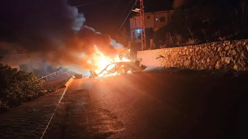 فيديو - مقتل شخص بغارة إسرائيلية على بلدة المنصوري جنوب لبنان