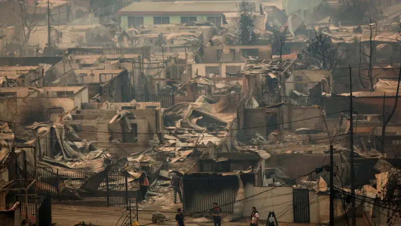 فيديو - حرائق مدمرة في تشيلي تجبر السلطات على إعلان حالة الطوارئ