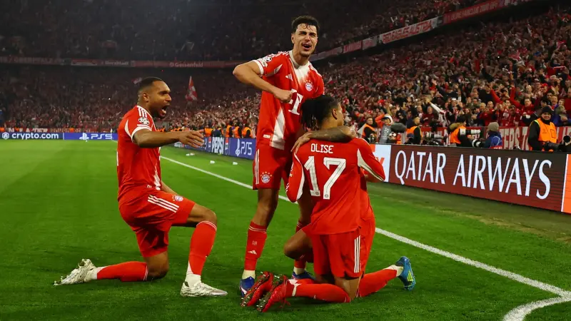 نتائج مباريات اليوم الأربعاء في دوري أبطال أوروبا.. بايرن وأرسنال يُقصيان الريال وسبورتينغ