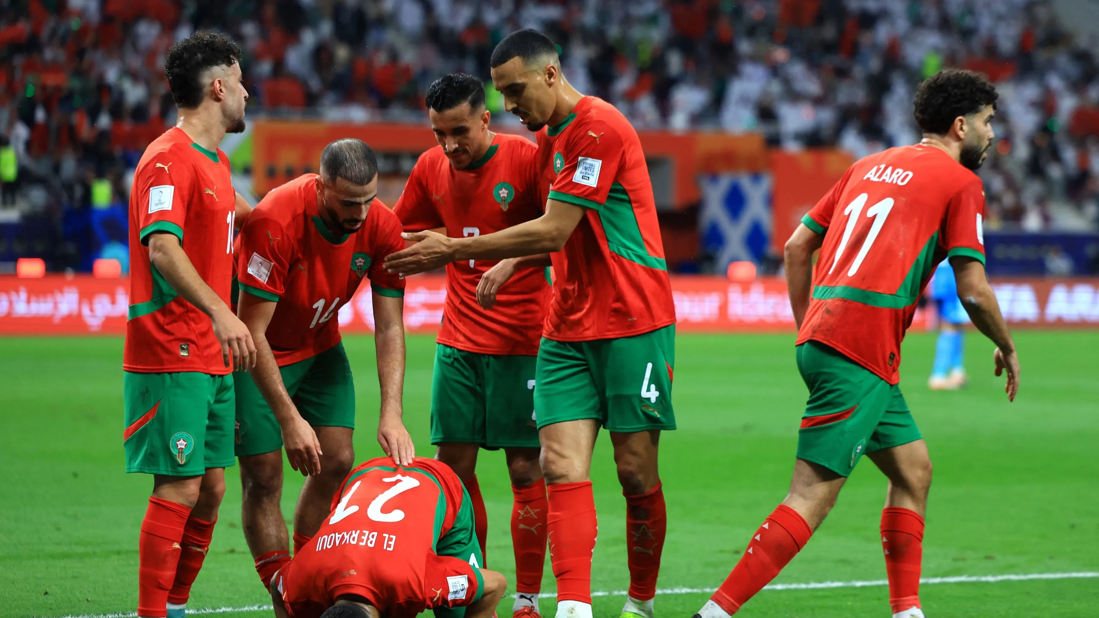 المغرب يتأهل لنهائي كأس العرب بعد الفوز على الإمارات 