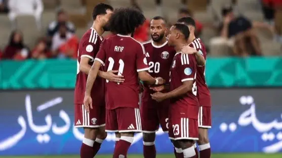 قطر تسقط البحرين بثنائية والإمارات تكتسح اليمن برباعية في خليجي 27 (إكس) قطر تسقط البحرين بثنائية والإمارات تكتسح اليمن برباعية في خليجي 27 (إكس)