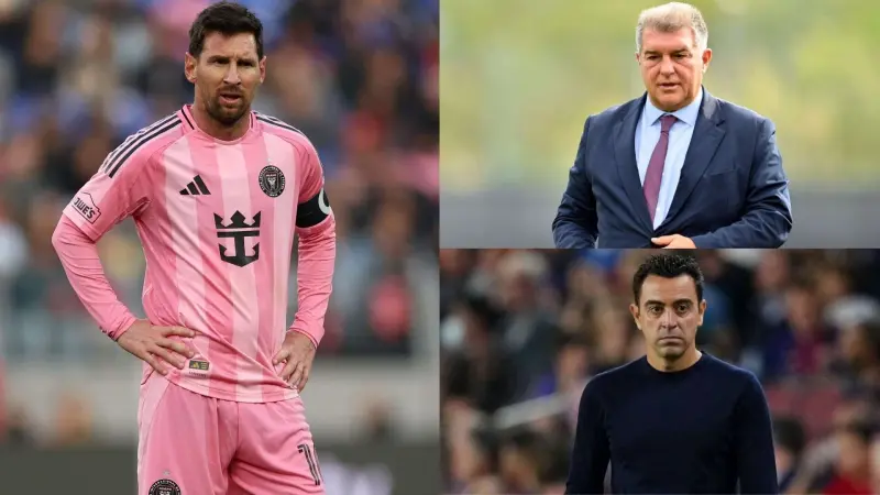 تشافي هيرنانديز يفضح مؤامرة لابورتا لعرقلة انتقال ميسي لبرشلونة.. ما القصة؟