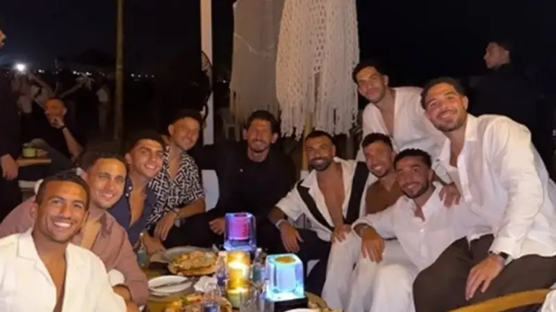 فيديو - عقد قران مصطفى شوبير.. بحضور نجوم المنتخب المصري
