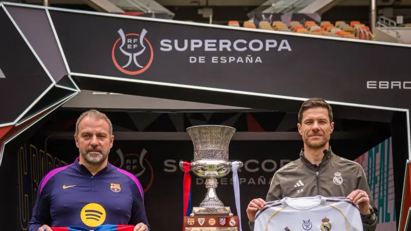 القنوات الناقلة لمباراة ريال مدريد ضد برشلونة اليوم في نهائي كأس السوبر الإسباني 2026 مع الموعد