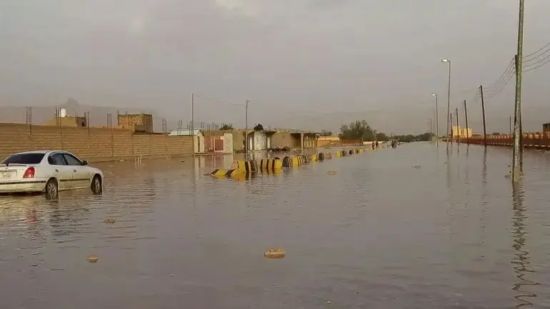 فيضان سبها.. تضرر مئات المنازل إثر أمطار غزيرة بليبيا