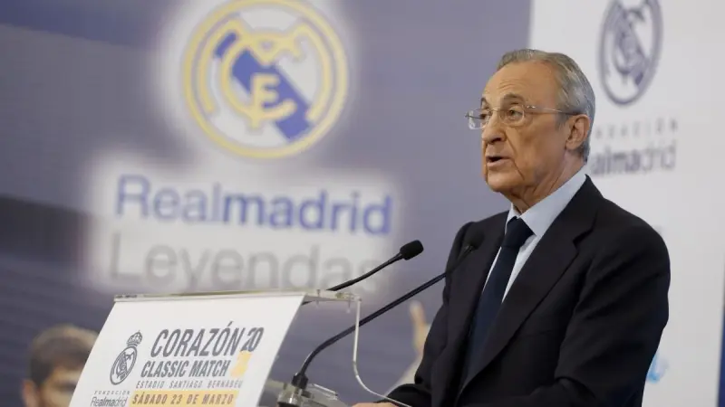 بيريز يفتح النار على برشلونة مجددا ويكشف كواليس أزمة ريال مدريد