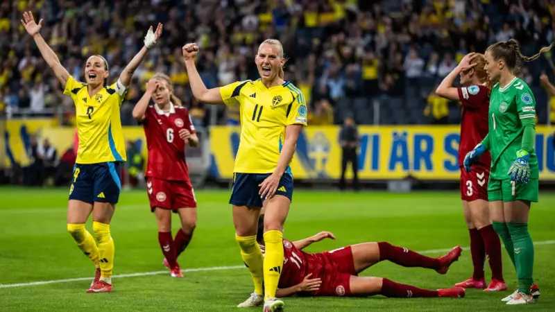 القنوات الناقلة لمباراة الدنمارك ضد السويد في أمم أوروبا للسيدات مع الموعد والتشكيلة