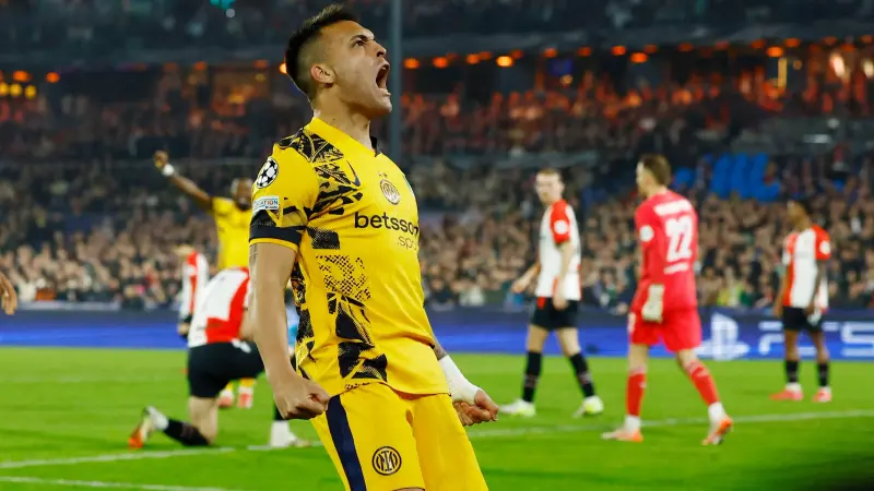 موعد مباراة إنتر ميلان ضد فينورد في دوري أبطال أوروبا 2025 والقنوات الناقلة