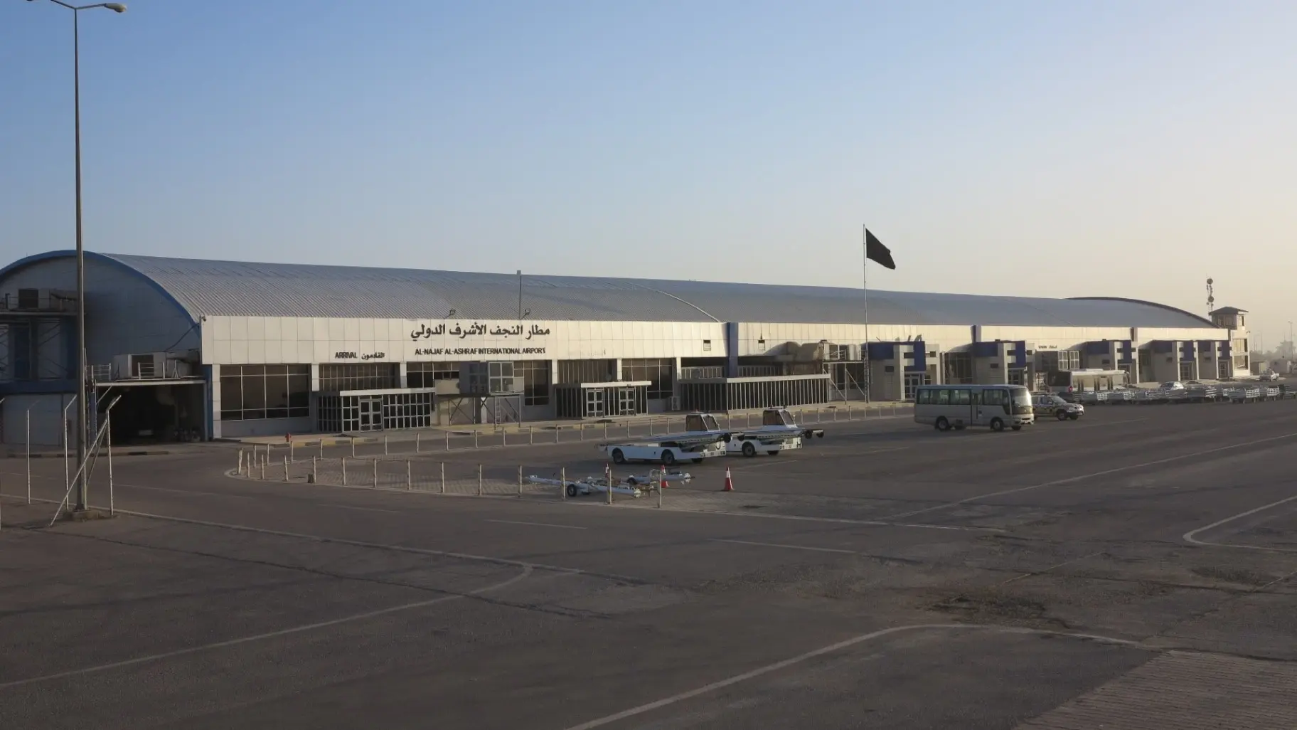 تعليق الرحلات الإيرانية في مطار النجف (إكس) تعليق الرحلات الإيرانية في مطار النجف (إكس)