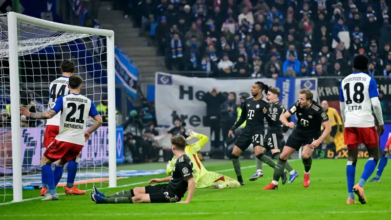 الدوري الألماني - سلسلة بايرن ميونخ الاستثنائية أمام هامبورغ تتوقف بتعادل