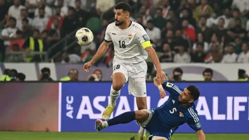 تشكيلة العراق اليوم أمام الإمارات.. عودة الهداف أيمن حسين