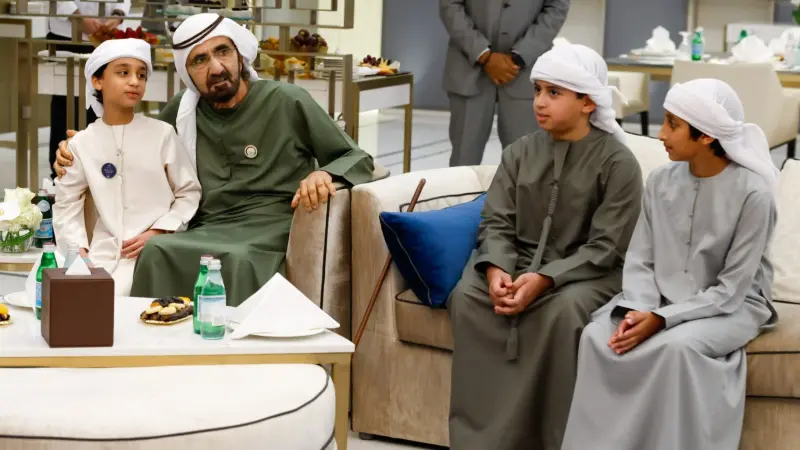 فيديو - ظهور الشيخ محمد بن راشد في "الإمارات سوبر ساترداي" بدبي